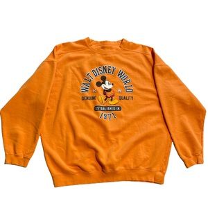 Vintage Walt Disney World unisex Sweatshirt – Mickey Mouse Est 1971 Sz 2XL